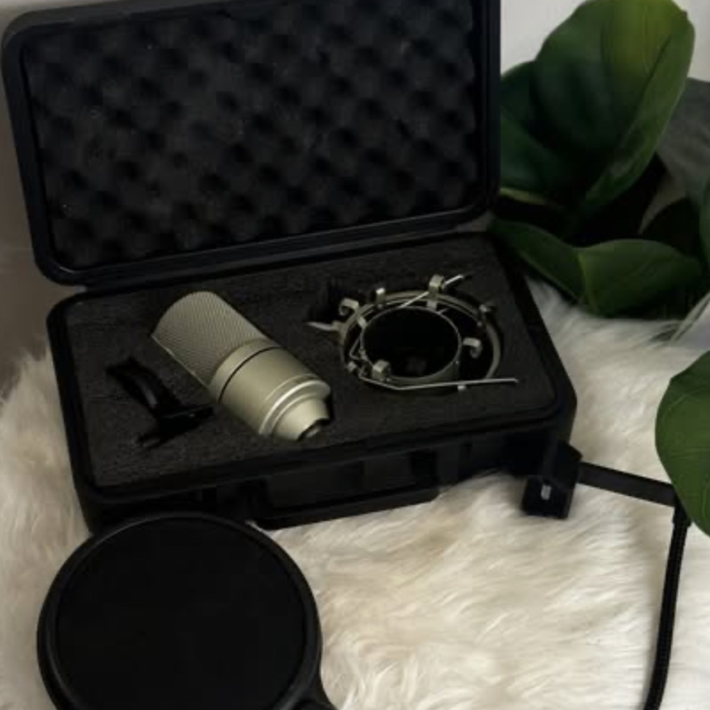MXL 990 Large-Diaphragm Condenser Gold Microphone